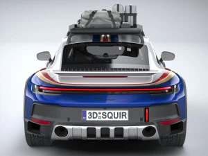 Porsche 911 Dakar 2023 3D Model