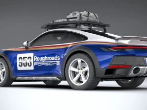 Porsche 911 Dakar 2023 3D Model