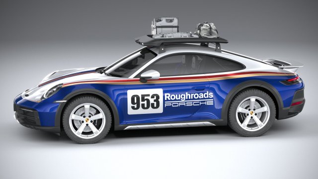 Porsche 911 Dakar 2023 3D Model in Classic Cars 3DExport