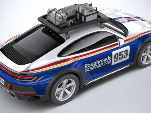 Porsche 911 Dakar 2023 3D Model