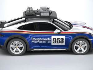 Porsche 911 Dakar 2023 3D Model
