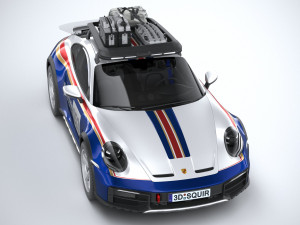 Porsche 911 Dakar 2023 3D मॉडल