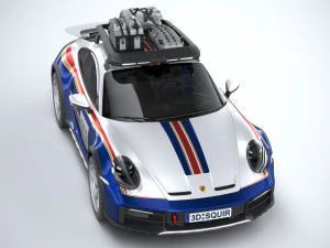 Porsche 911 Dakar 2023 3D Model
