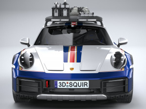 Porsche 911 Dakar 2023 3D मॉडल