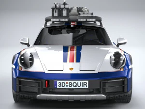Porsche 911 Dakar 2023 3D Model