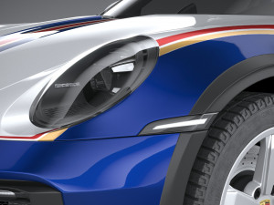 Porsche 911 Dakar 2023 3D मॉडल