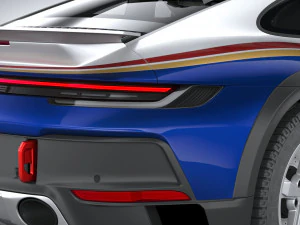 Porsche 911 Dakar 2023 3D Model
