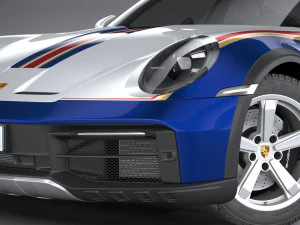 Porsche 911 Dakar 2023 3D Model