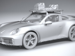 Porsche 911 Dakar 2023 3D मॉडल