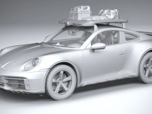 Porsche 911 Dakar 2023 3D Model