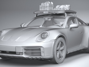 Porsche 911 Dakar 2023 3D मॉडल