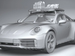 Porsche 911 Dakar 2023 3D Model