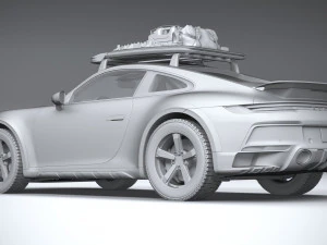 Porsche 911 Dakar 2023 3D Model