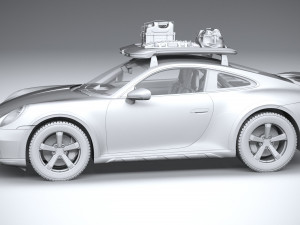 Porsche 911 Dakar 2023 3D मॉडल