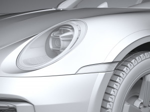 Porsche 911 Dakar 2023 3D मॉडल