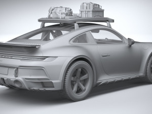 Porsche 911 Dakar 2023 3D मॉडल