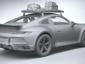 Porsche 911 Dakar 2023 3D Model