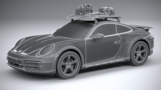 Porsche 911 Dakar 2023 3D Модель in Классические 3DExport