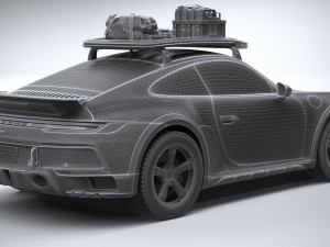 Porsche 911 Dakar 2023 3D मॉडल