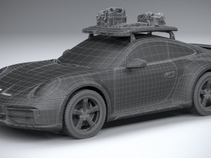 Porsche 911 Dakar 2023 3D मॉडल