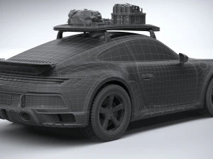 Porsche 911 Dakar 2023 3D Model