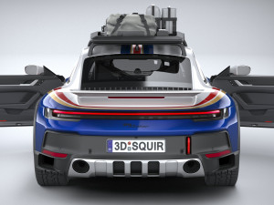 Porsche 911 Dakar 2023 3D मॉडल