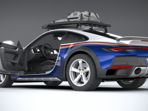 Porsche 911 Dakar 2023 3D मॉडल