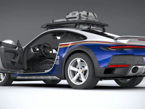 Porsche 911 Dakar 2023 3D Model
