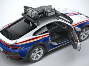 Porsche 911 Dakar 2023 3D मॉडल