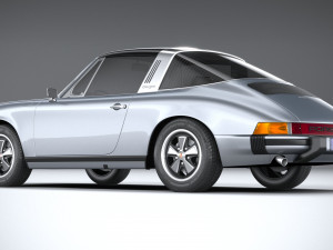 Porsche 911 Targa 1974 3D Model
