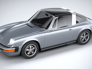 Porsche 911 Targa 1974 3D Model