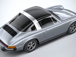 Porsche 911 Targa 1974 3D Model