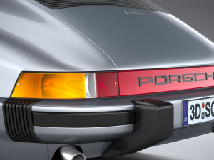 Porsche 911 Targa 1974 3D Model