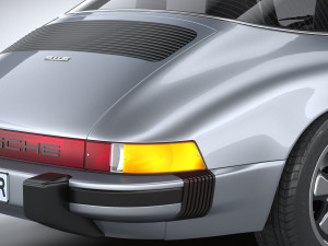 Porsche 911 Targa 1974 3D Model