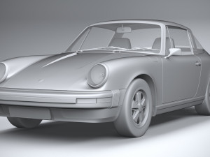 Porsche 911 Targa 1974 3D Model