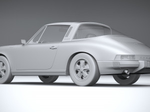 Porsche 911 Targa 1974 3D Model