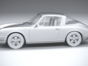 Porsche 911 Targa 1974 3D Model