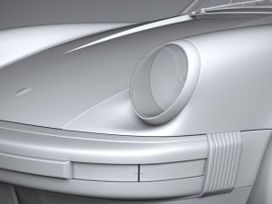 Porsche 911 Targa 1974 3D Model