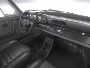 Porsche 911 Targa 1974 3D Model