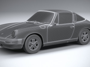 Porsche 911 Targa 1974 3D Model