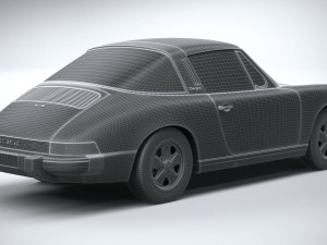 Porsche 911 Targa 1974 3D Model