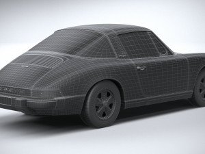 Porsche 911 Targa 1974 3D Model