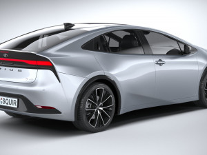 Toyota Prius 2024 Modèle 3D