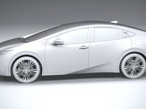 Toyota Prius 2024 Modèle 3D