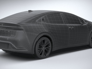 Toyota Prius 2024 Modèle 3D