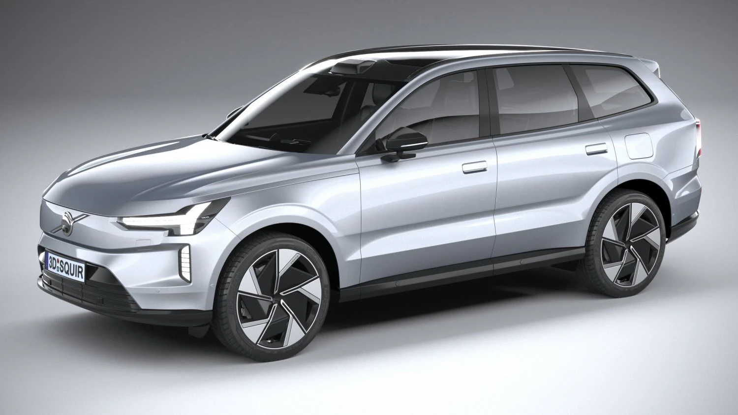 Volvo EX90 2024 3D Model .c4d .max .obj .3ds .fbx .stl .blend