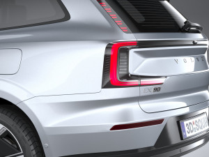 Volvo EX90 2024 3D Model