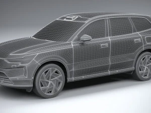 Volvo EX90 2024 3D Model