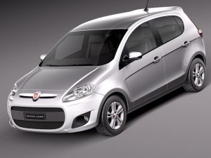 Fiat Palio 2012 3D Model