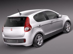 Fiat Palio 2012 3D Modell